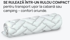 Topper din spumă cu memorie VitalCare de la isleep