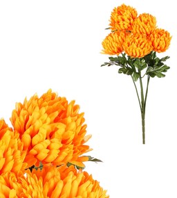 Buchet de crizanteme galbene, 17 x 28 cm,artificiale