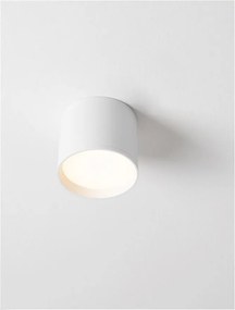 Spot aplicat, Plafoniera LED Ziaza alb, 10cm