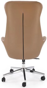 Scaun de birou Ederson piele ecologica cappuccino H131 cm