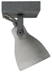 Spotlight industrial gri beton cu 1 lumină - Creto