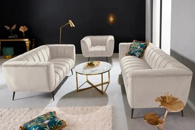 Canapea 2 locuri design elegant Noblesse, sampanie