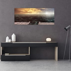 Tablou cu marea (120x50 cm), în 40 de alte dimensiuni noi