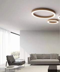 Plafoniera LED design circular FLOR 40cm alb, negru sau auriu