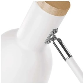 Lampă de masă POPPY 1xE27/25W/230V albă