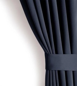 decoDoma Draperie groasă blackout RESTILO indigo 140 x 245 cm 1 buc
