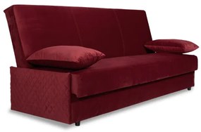 Canapea Extensibila Click-Clack Olimpia Riviera 61 Rosu, 202 x 92 x 92 CmCm