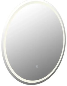 Oglindă LED dimabilă cu funcție de retroiluminare Globo 84036 RIVAS LED/16W/230V 4000K d. 75 cm