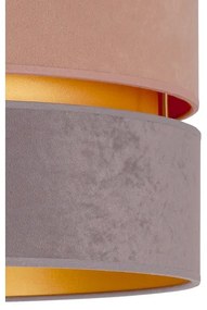 Lustră pe cablu Duolla DUO 1xE27/15W/230V d. 40 cm bej and gri