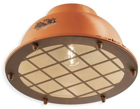 Plafoniera design retro realizata manual din ceramica INDUSTRIAL