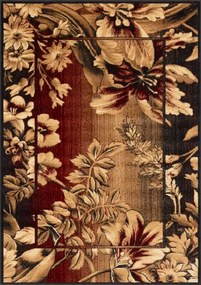 Covor Cu Flori Mari Datura O Dark Red Selectează mărime: 280 X 370