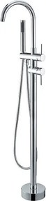 Baterie freestanding cada Rea Ortis crom lucios