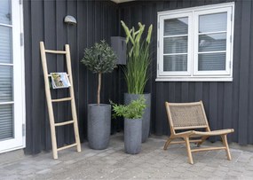 Fotoliu Derby din polyrattan cu picioare din tec natural