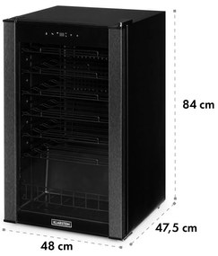 Vinomatica, răcitor de vin, 95l, control tactil, 85W, 4-18°C, negru