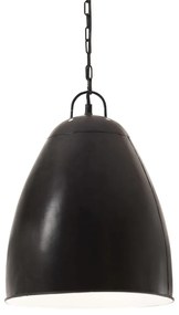 Lampa suspendata industriala, negru, 32 cm, E27, rotund, 25 W Negru,    32 cm, 1, Negru