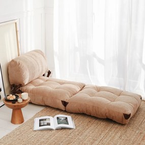 Fold Scaun Kadife Camel