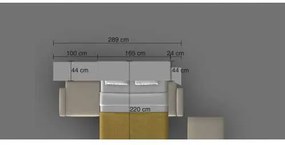 SET PAT RABATABIL DUBLU CU SOMIERA INCLUSA + CANAPEA COLTAR CU SPATIU DEPOZITARE + BIBLIOTECI - ROYAL CASE CORNER ELEGANCE Set (150X200)