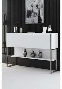 Comodă Luxe White and Silver