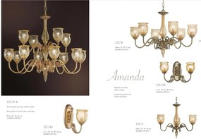 Aplica de perete LUX design clasic realizata manual Amanda