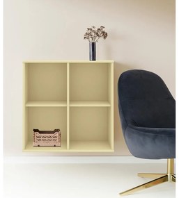 Bibliotecă galben-deschis suspendată 70x70 cm Mistral – Hammel Furniture