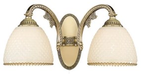 Aplica de perete din alama 2 brate design italian 7005