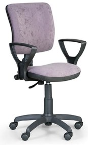 Scaun de lucru Milano II cu cotiere, gri