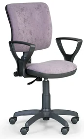 Scaun de lucru Milano II cu cotiere, gri