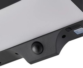 Aplica solara cu senzor de miscare, protectie IP44, Monay Square negru