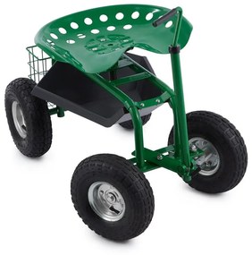 Park Ranger scaun de grădină 130 kg mobil verde