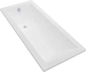 Mexen Cubik cadă dreptunghiulară 130 x 70 cm, albă - 55031307000