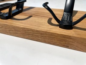 Umeraș de perete minimalist MODERN OAK 40 cm