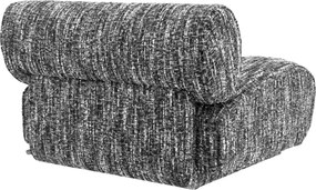 Fotoliu elegant design LUX Urbano, Boucle sonata black