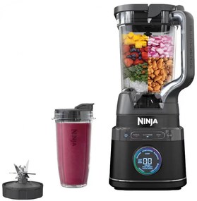 Blender Ninja Detect Power Pro & Single Serve TB301EU, 1200W, 2.1L, 10 viteze + Puls, BlendSense, Torque Detect, Timer, Ingredient Recognition, Negru