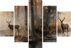 Tablou - Vintage pictura wildlife (150x105 cm)