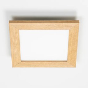 Plafonieră LED dimabilă Brilagi SLIMFRAME WOOD LED/25W/230V 34x34 cm + telecomandă