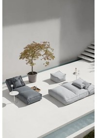 Șezlong de grădină Blomus Coal, 120 x 190 cm, gri închis