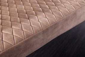 Bancheta tapitata design modern Paris 160cm, champagner greige