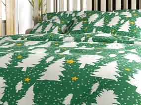 Lenjerie de pat din bumbac EVERGREEN DREAMS verde Dimensiune lenjerie de pat: 70 x 90 cm | 140 x 200 cm