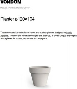 Ghiveci plante design decorativ exterior/interior MACETA PLANTER 120x104cm