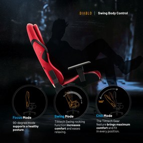 Scaun Gaming Diablo X.One Prime Bloody Mary Normal Size