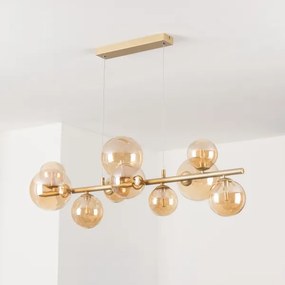 Lustră LED pe cablu Brilagi MILLA 10xG9/3W/230V auriu