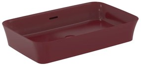 Lavoar pe blat Ideal Standard Atelier Ipalyss Pomegranate 65 cm rosu bordo cu preaplin