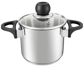 Oala inox cu capac 14cm, 1.8L, Vikos