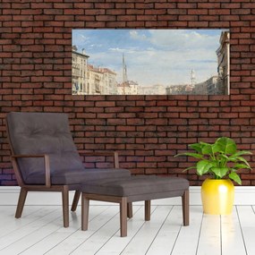 Tablou - Richard Parkes Bonington, The Grand Canal, reproducere (120x50 cm)