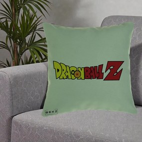 Perna Personalizata Dragon Ball Z Clasic, 40x40 cm, Verde, Husa Detasabila, Perna Inclusa, BEKZ®