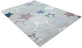 BAMBINO 48130 covor lavabil Stele pentru copii anti-alunecare - bej / gri