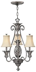 Lustră pe lanț Hinkley HK-PLANT3-PL PLANTATION 4xE14/40W/230V argintiu