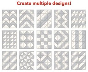 Puzzle din spumă 72 buc. gri/bej Skip Hop