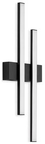Telefunken - Aplica LED de perete pentru exterior 2xLED/4W/230V IP44 negru