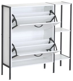 Botník SOVIO, 2 etaje, alb